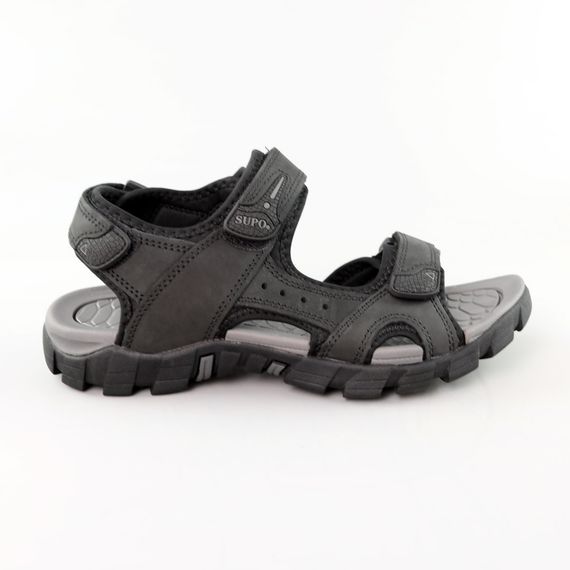 Сандалі чоловічі шкіряні 589059 Чорні 41 42 43 44 45 46