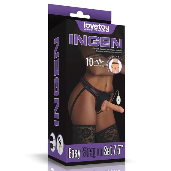 Страпон Easy Strapon Set 7.5''