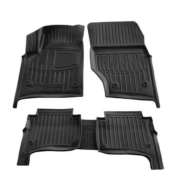 Резиновые коврики Stingray 3D (5 шт) для Volkswagen Touareg 2002-2010 гг