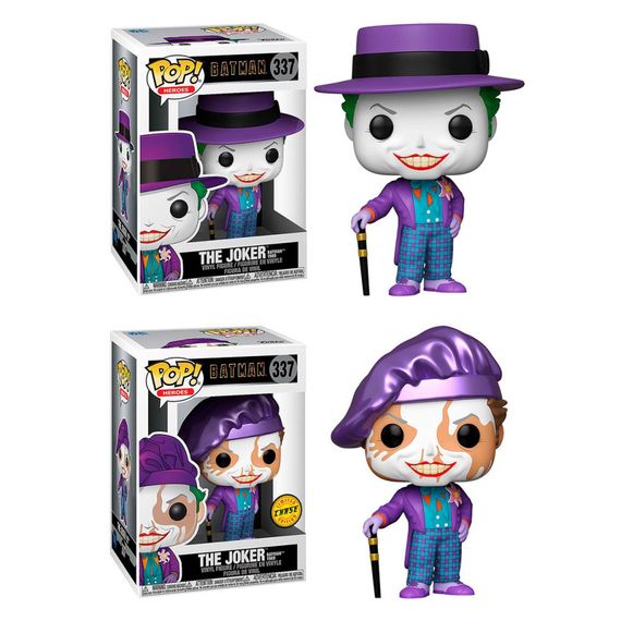 Ігрова фігурка Funko POP! серії Batman 1989" - JOKER WITH HAT WITH CHASE" 47709 | Зображення 1