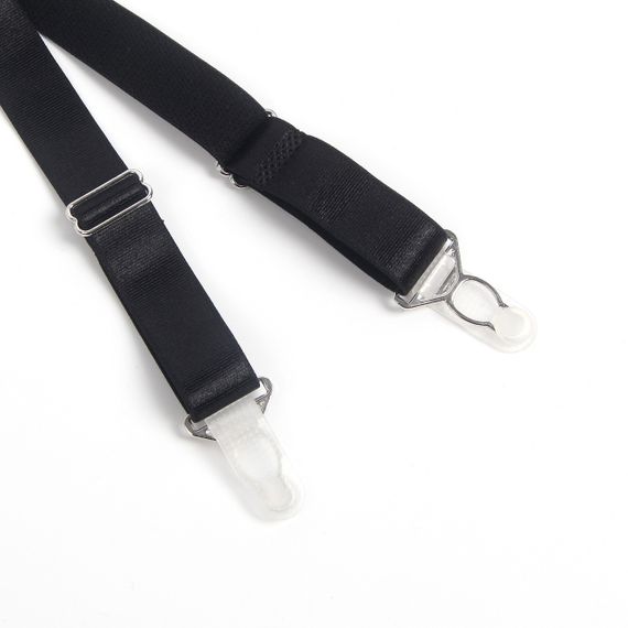 Комплект мереживний пояс для панчіх з трусиками StarNight, чорний, L sexstyle | Зображення 6