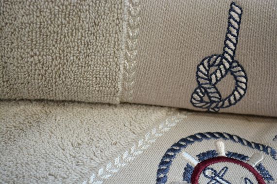 Подарочный набор полотенец Pupilla Pedro v2 Bej | Зображення 1