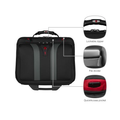 Сумка для ноутбука Wenger 16&quot; Granada, Wheeled Case, Black (600659) | Зображення 3