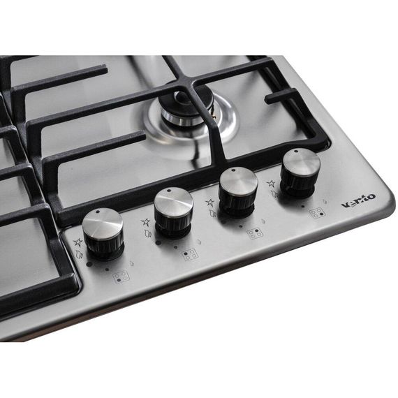 Газовая поверхность нержавейка Ventolux HG640-DA3 CS (X) | Зображення 1