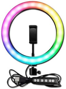 Кільцева LED лампа 20 см RGB XPRO 3D-20RGB (40924-3D-20RGB_256)
