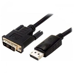 Кабель мультимедійний Display Port to DVI 24+1pin 1.8m (DVI-D) Atcom (9504) (9504)