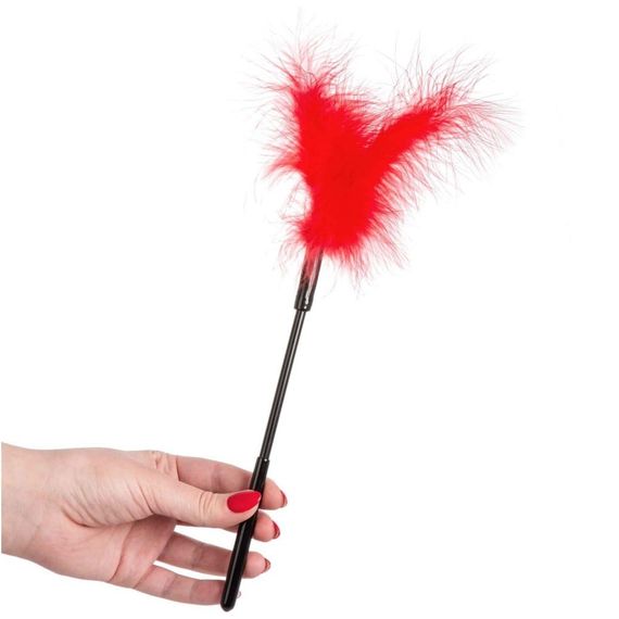 Пірьячкі червоні на довгій ручці 40см | Зображення 1