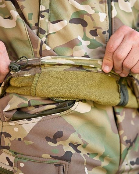 Демісезонна куртка софтшел TENNESI мультикам ПП7972 | Зображення 7