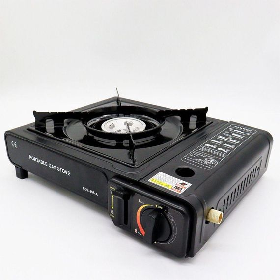 Туристична газова плита на 1 конфорку з п'єзопідпалом, BDZ-155-A / Одноконфоркова плита під газовий балон | Зображення 6