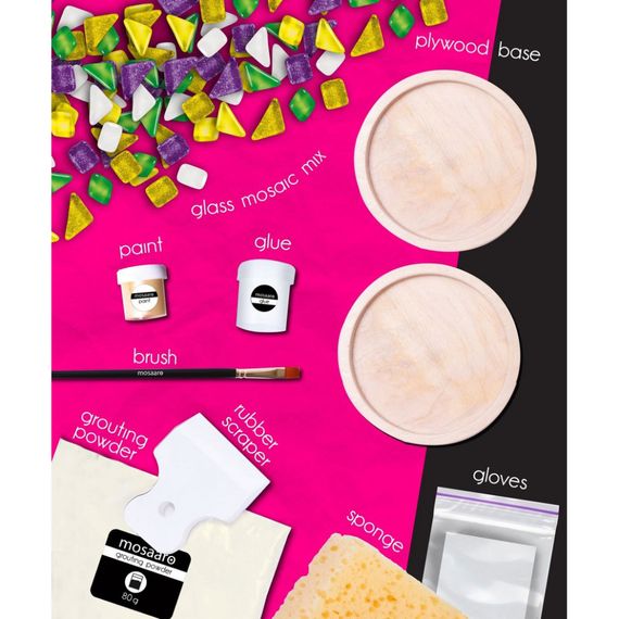 Дитячий набір для творчості кришталева мозаїка "Підставка для чашок" MA1001 | Зображення 1