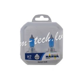 980162100 NARVA Лампа SET H7/W5W RALLYE 12V