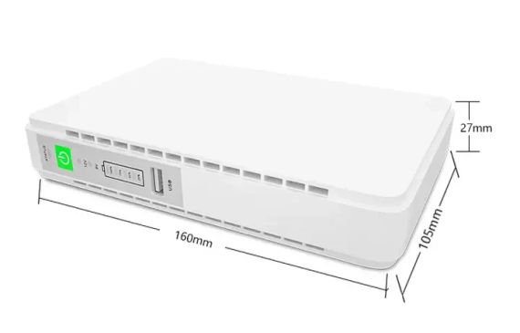 UPS для роутера та відеокамери з акумулятором – powerbank з виходом 5V, DC-9/12V, POE 15/24V | Зображення 8
