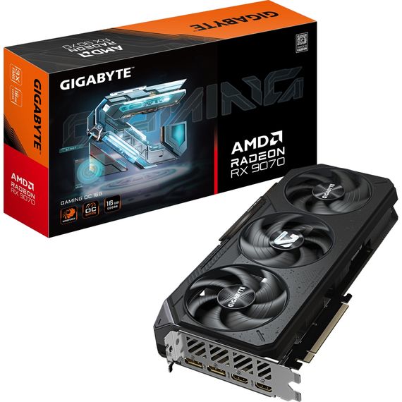 Відеокарта GIGABYTE Radeon RX 9070 16Gb GAMING OC (GV-R9070GAMING OC-16GD) | Зображення 9