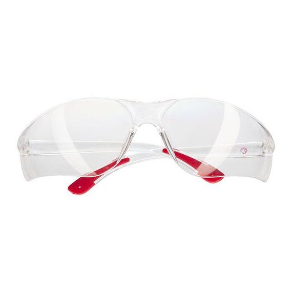 Окуляри захисні прозорі, матеріал лінз полікарбонат, матеріал завушників полікарбонат, захист від удару1