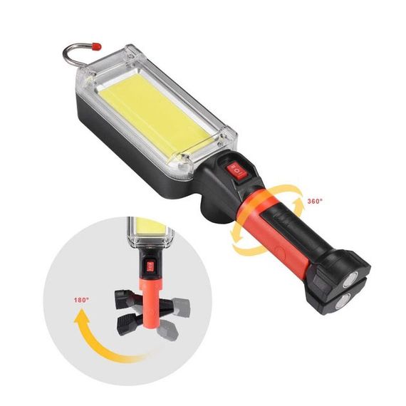 Ліхтар кемпінговий ZJ-8859-COB-3 акумуляторний 18650 х 2, зарядка від micro USB, з магнітом та гачком | Зображення 5