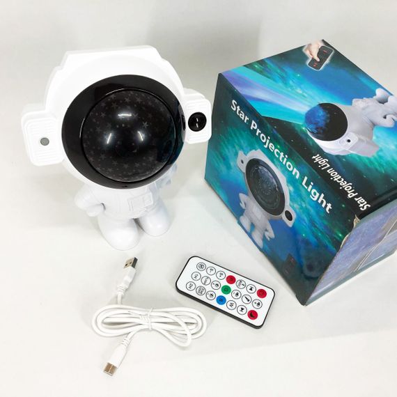 Проєктор нічник космонавт світильник, Проектор зірки дитячий зоряне небо, Зоряне небо галактики YP-14 | Зображення 5