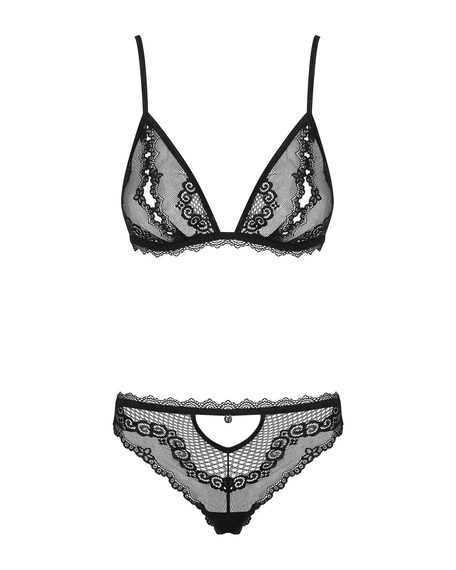 Комплект білизни - Obsessive Millagro Set Black L/XL | Зображення 3