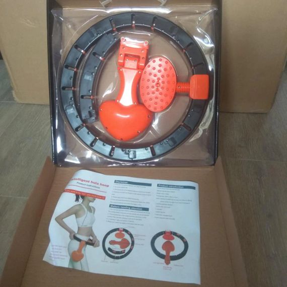 Хулахуп обруч для похудения, фитнес круг для талии, хула хуп с утяжелителем Hula Hoop | Зображення 2