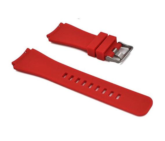 Силиконовый ремешок для часов Samsung Galaxy Watch 46 mm SM-R800 - Red | Зображення 2