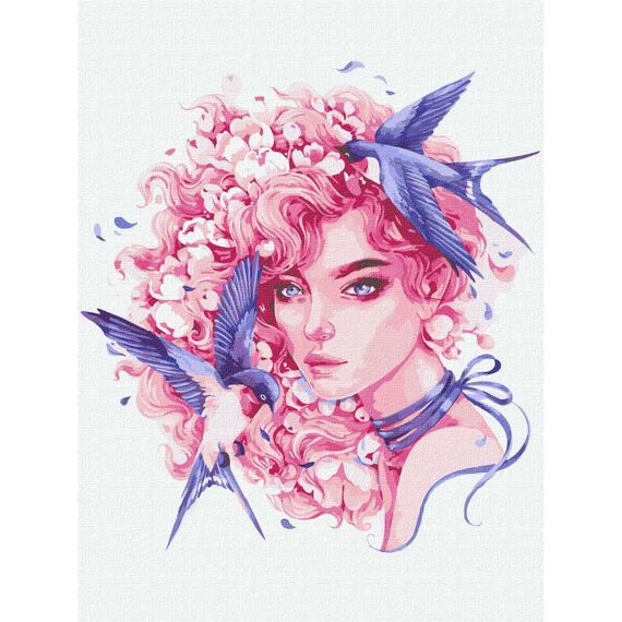 Картина по номерам "Мелодичная" ©lesya_nedzelska_art Идейка KHO4958 30х40 см