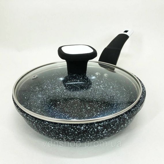 Сковорода для легкого приготування UNIQUE, Сковорода якісна гриль якісна на плиту FZ-21 | Зображення 4