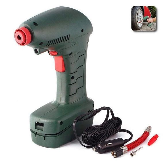 Портативний автомобільний повітряний компресор Air Compressor Dragon з електронним манометром | Зображення 2