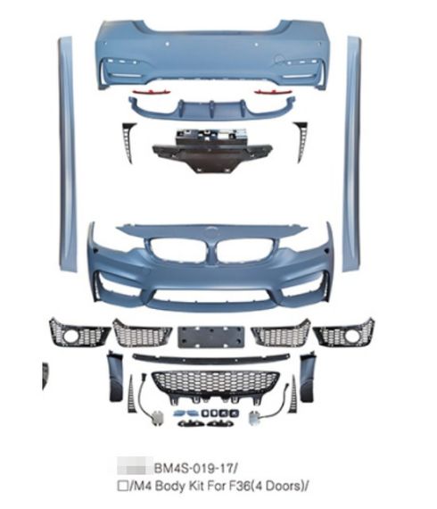 Комплект обвеса F82 M4 (для F36) для BMW 4 серия F-32 2012-2020 гг | Зображення 1