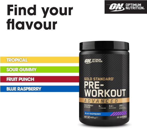 Предтренировочный комплекс Optimum Nutrition Pre Workout 420g (Tropical) EU | Зображення 2