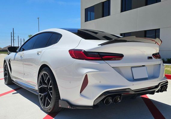 Накладка на передній бампер Сухий карбон (для F93) для BMW 8 cерія G14/G15/G16 2018- рр | Зображення 4