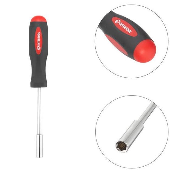 Набір інструментів 219 од., STORM, 1/2", 3/8", 1/4 ", Cr-V INTERTOOL ET-8219 | Зображення 4