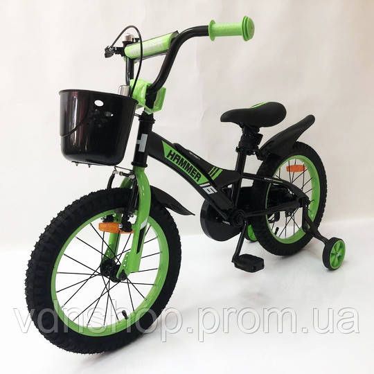 Велосипед для малюків з коліщатками Hammer, Дитячий велосипед для активного відпочинку UP-99 | Зображення 2