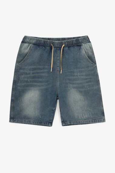 Шорти джинсові однотонні чоловічі W054 34 Блакитний shop (2000991065093)