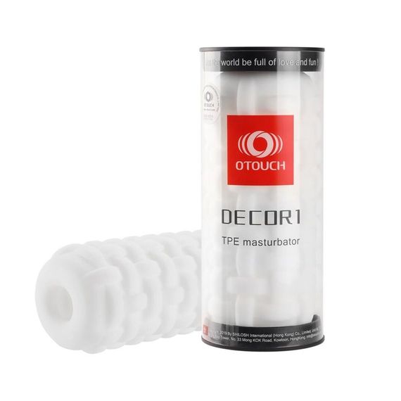 Мастурбатор Otouch DECOR 1-A, потовщений TPE, ефект всмоктування, спіральні виступи | Зображення 5