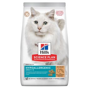 Корм Hill's Science Plan Hypoallergenic Feline сухой гипоаллергенный для взрослых котов 1.5 кг