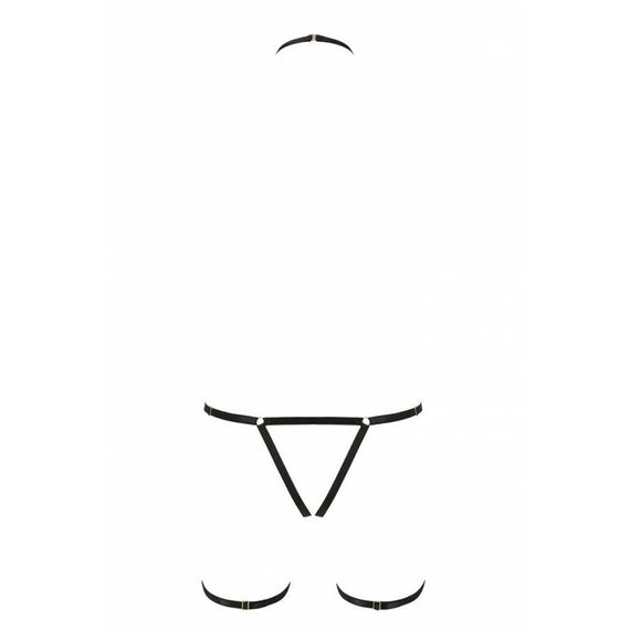 Портупея-стрепи на все тіло Passion Exclusive BRENDA S/M, black | Зображення 5