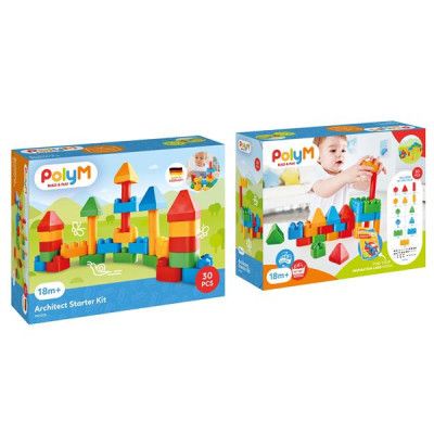 Конструктор PolyM Архитектор 30 деталей (760005) | Зображення 2