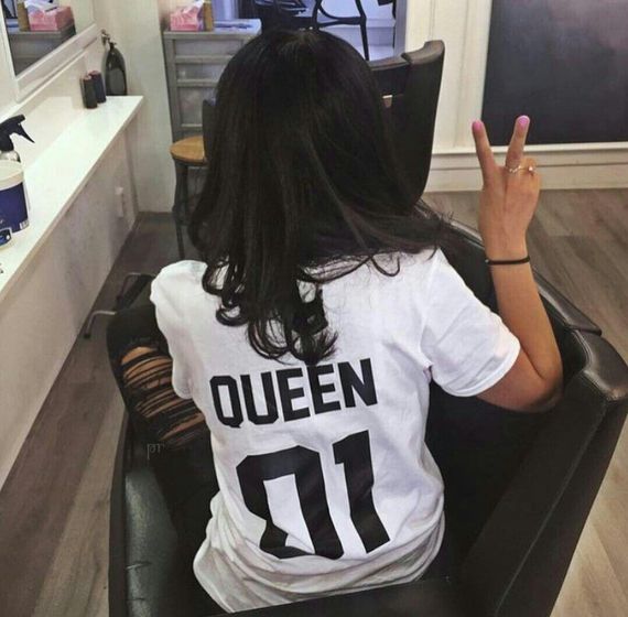 Футболка женская с принтом повседневная S Белая