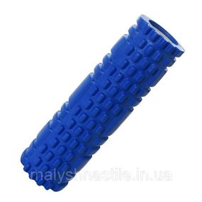 Массажный ролик для йоги MS 1836-BL, EVA, размер 30 x 8,5 см