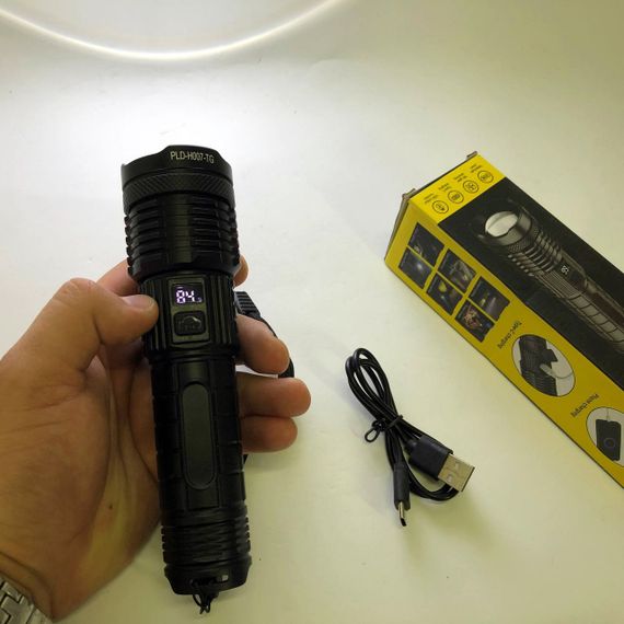 Мощный светодиодный фонарь, Лед фонарь мощный на улицу с возможностью зарядки MQ-34 | Зображення 9