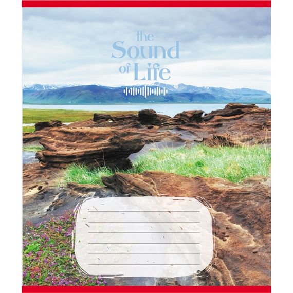 Зошит учнівський "Музика життя" 036-580266L-5 в лінію, 36 аркушів