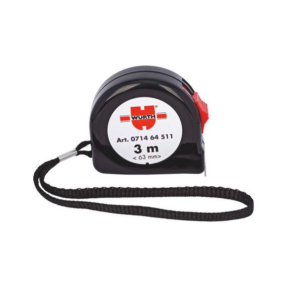 Рулетка кишенькова WUERTH, 3м/16мм