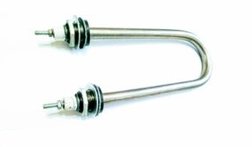 Тэн нержавейка 1000w D 13 штуцер м22 водяной дугообразный