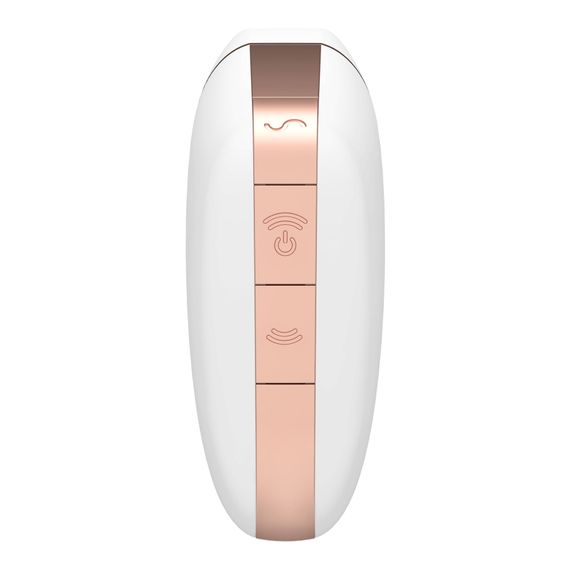 Вакуумний кліторальний стимулятор Satisfyer Love Triangle White з керуванням через інтернет | Зображення 4