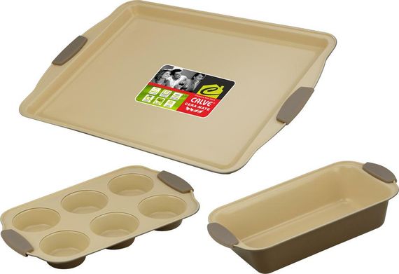 Набір форм для випікання Calve CL-4629 з 3 шт. з керамічним антипригарним покриттям