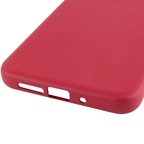 Чохол TPU GETMAN Liquid Silk Full Camera для Xiaomi Redmi 15 (EU) Червоний / Dark Red | Зображення 4