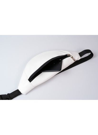 Поясна сумка бананка Sambag Soho BSH білий 33 х 14 см (82111008) | Зображення 1