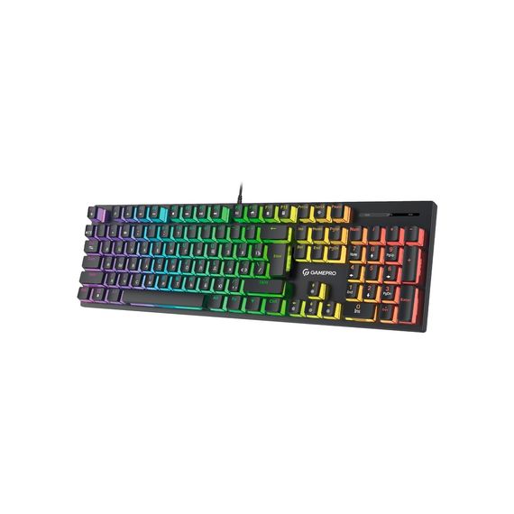 Клавіатура GamePro MK85B Blue Switch RGB USB Black (MK85B) | Зображення 1