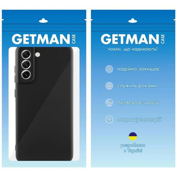 Чохол TPU GETMAN Liquid Silk Full Camera для Samsung Galaxy S22 Чорний / Black | Зображення 5