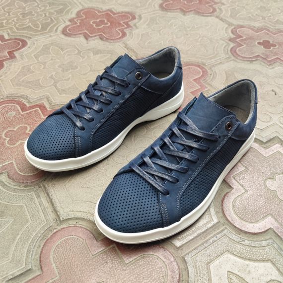 Літні сині кеди на білій підошві 39 40 44 розмір | Зображення 5