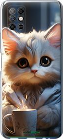 Чохол на Infinix Note 8 Білий кіт "5646u-2710-2448"